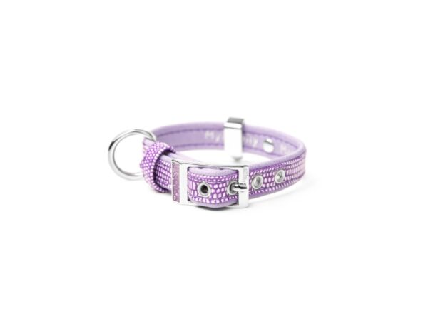 #MyFa Saint Tropez Halsband Lila M 22mmx35-41cm