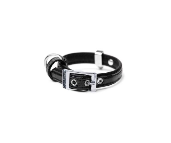 #MyFa Saint Tropez Halsband Svart M/L 22mmx37-45cm