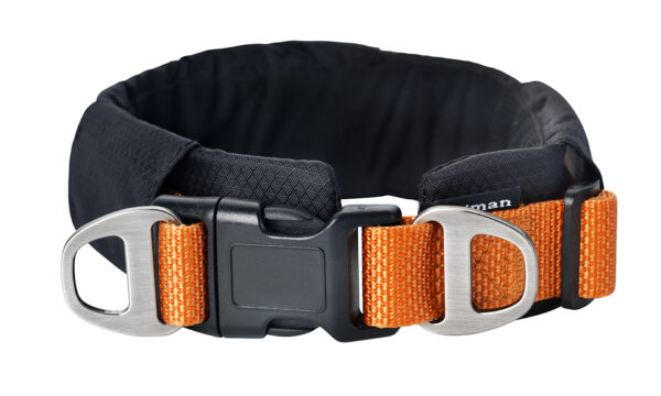 #Dogman Fodrat Halsband Emmi Ställbart Orange M 45mmx45-75cm