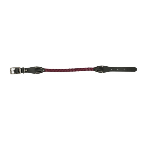 #Dogman Rephalsband Scott Ställbart Vinröd 12mmx50-55cm