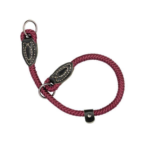 #Dogman Rephalsband Scott Halvstryp Vinröd 12mmx55cm