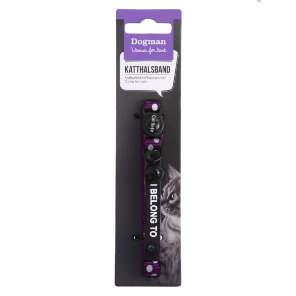 Dogman Katthalsband Doris Lila 10mmx21-30cm