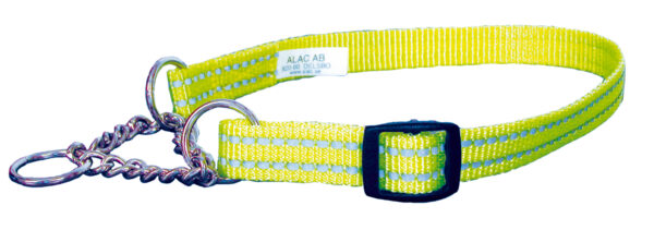 Alac Halsband Halvstryp Gul 15mmx35-50cm