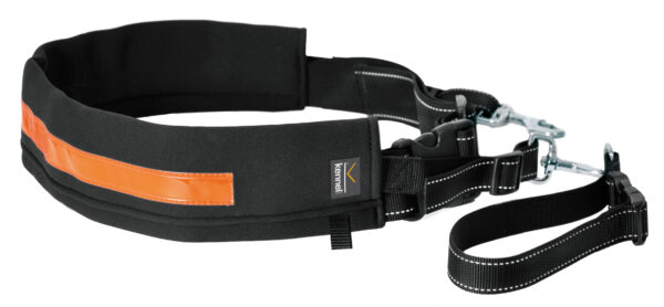 Kennel Equip Dragbälte Jogging Gear Svart S-M