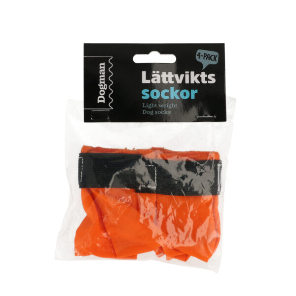 Dogman Lättviktssocka 4p Orange M 9x13cm