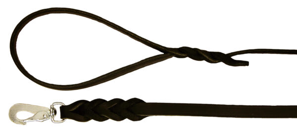 Alac Läderkoppel Svart 6mmx180cm