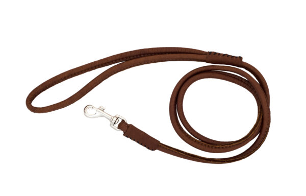 Collar Läderkoppel Soft Brun 6mmx180cm