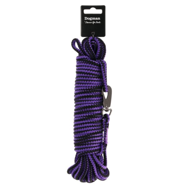 #Dogman Spårlina Iris Flätad Lila 6,5mmx15m