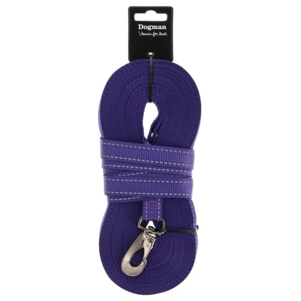 #Dogman Spårlina Iris Vävd Lila 20mmx15m