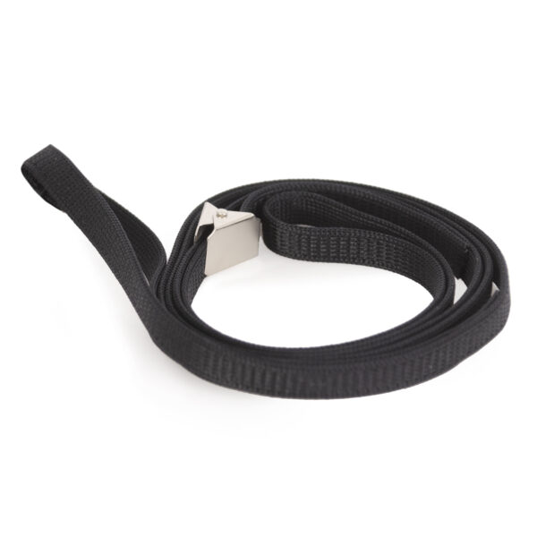 Dogman Utställningskoppel Fina Platt Svart 10mmx110cm