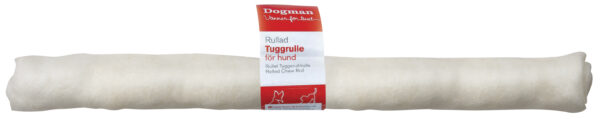 Dogman Tuggrulle Rullad Opackad Vit 50cm