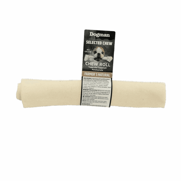 Dogman Selected Tuggrulle Natur Vit 15-17,5cm