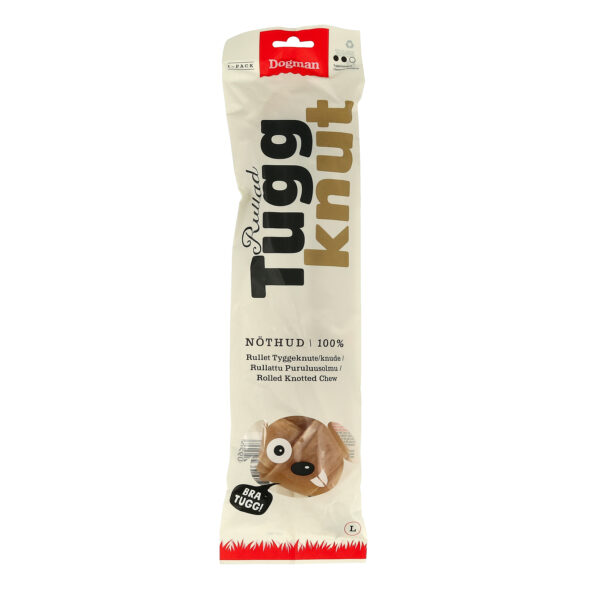 Dogman Tuggknut Rullad Brun 30cm