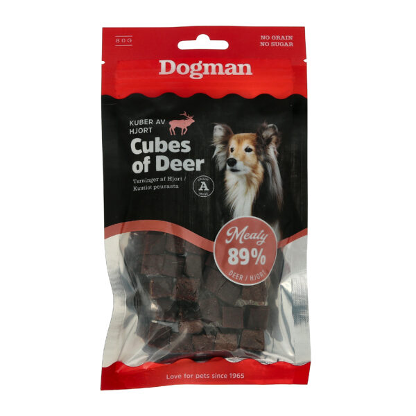 Dogman Meaty Kuber av Hjort 80g