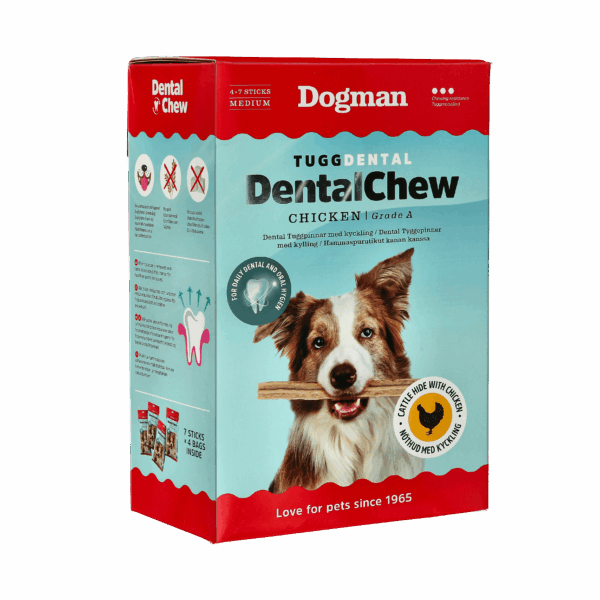 Dogman Tugg Dental med Kyckling 28p 17,5cm
