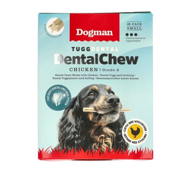 Dogman Tugg Dental med Kyckling 28p 12,5cm
