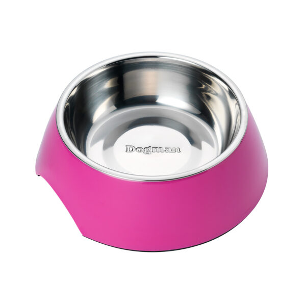 #Dogman Matskål Alba Melamin Rosa M 350ml