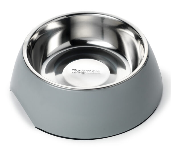 Dogman Matskål Alba Melamin Grå S 160ml