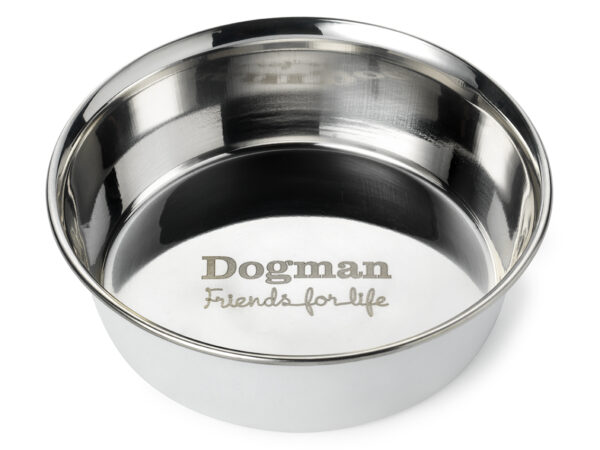 #Dogman Matskål Heavy Rostfri Vit 800ml
