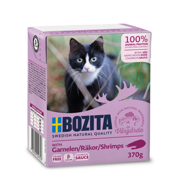 Bozita Katt Bitar i Sås med Räkor 370g