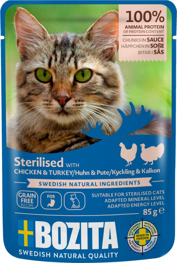 Bozita Sterilized Kyckling & Kalkon 85g