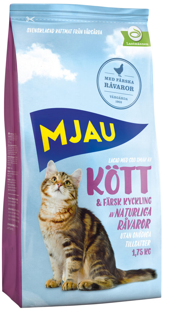 Mjau Torr Köttsmak 1,75kg