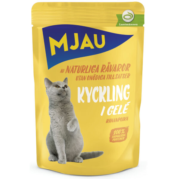 Mjau Kyckling i gelé 85g