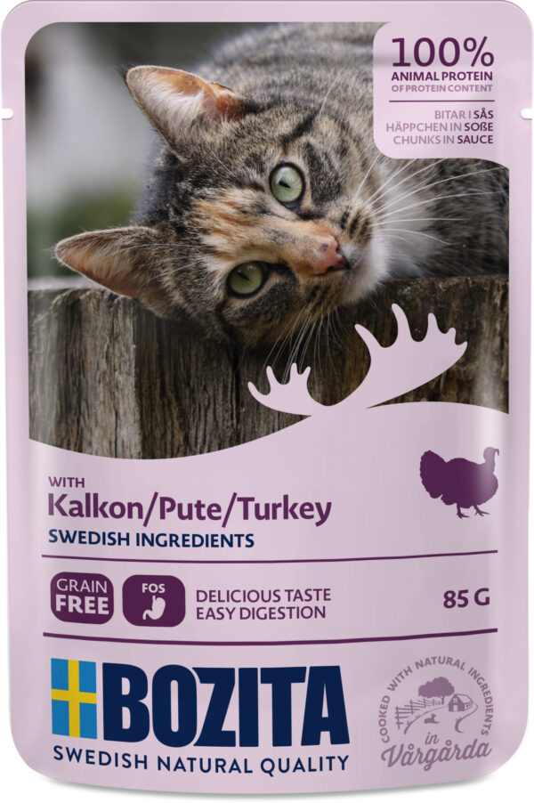 Bozita Pouch Kalkon i Sås 85g