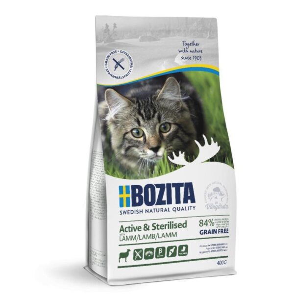 Bozita Active & Sterilised Grain Free Lamm 400g