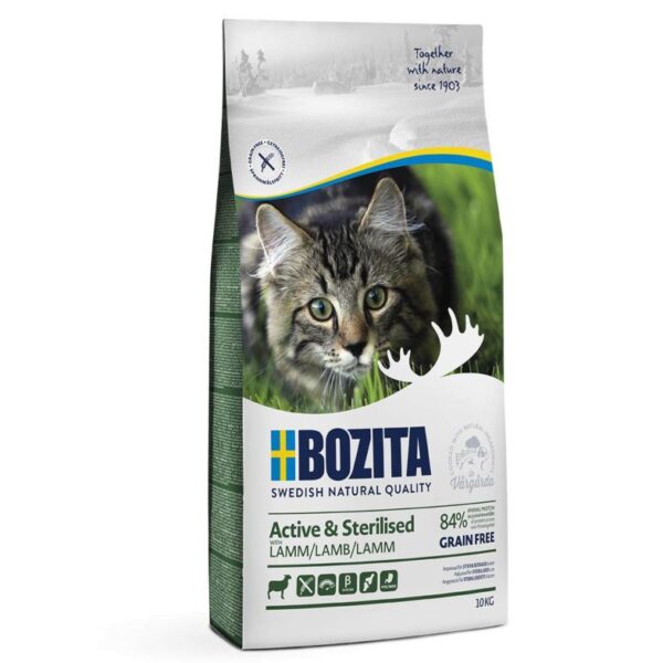Bozita Active & Sterilised Grain Free Lamm 10kg