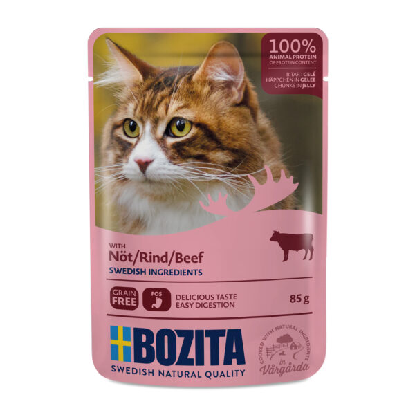 Bozita Pouch Nötkött i Gelé 85g