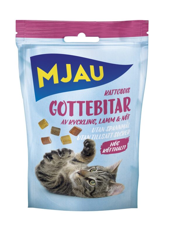 Mjau Gottebitar Mix 30g