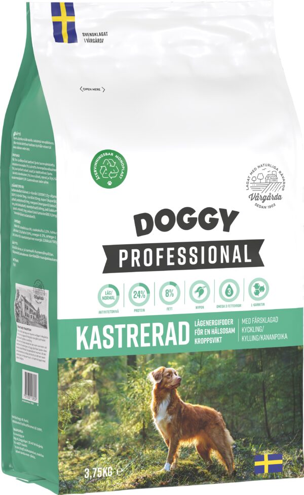 Doggy Professional Kastrerad 3,75kg