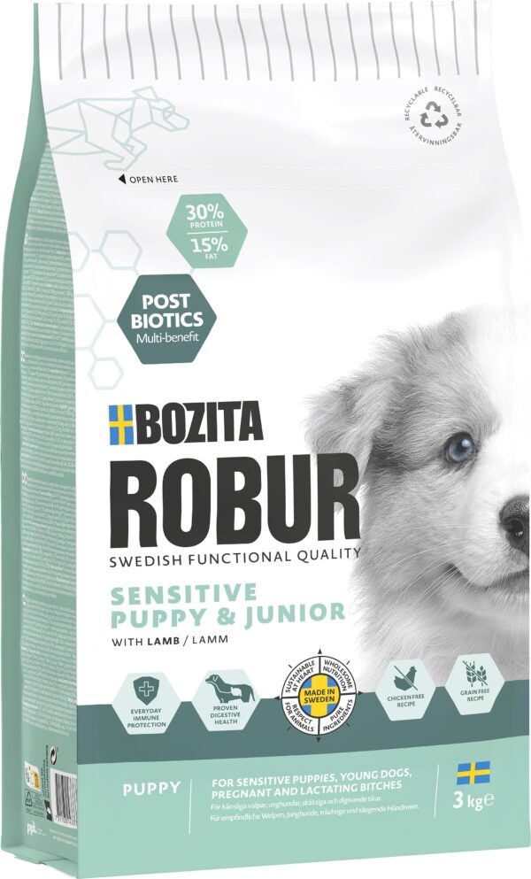 Bozita Robur Sensitive Grain Free Puppy 3kg