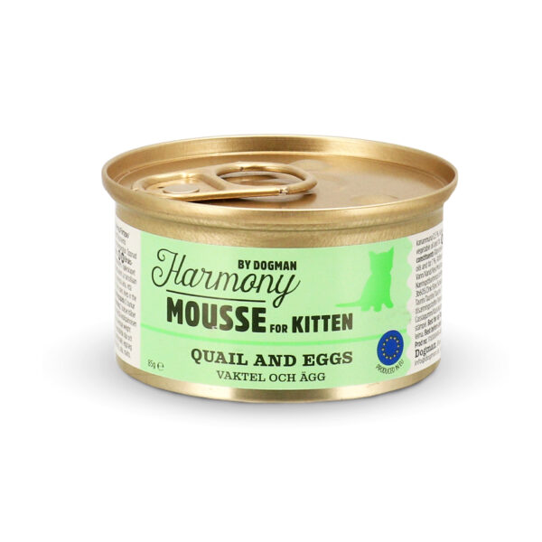 Harmony Cat Mousse Kitten Vaktel & Ägg 85g