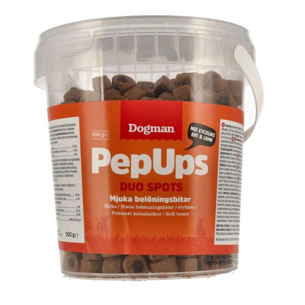 Dogman PepUps Duo Spots 3smak 500g