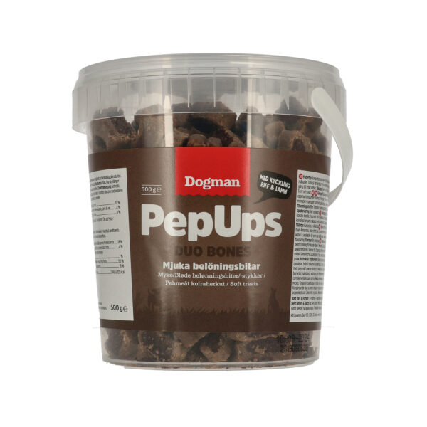Dogman PepUps Duo Bones 3smak 500g