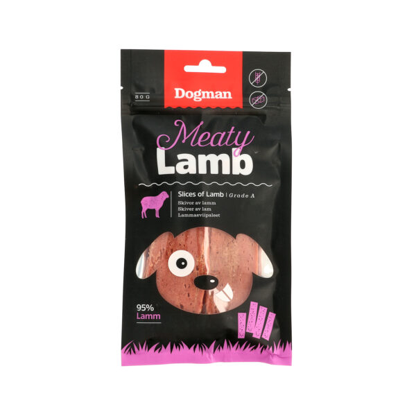 Dogman Meaty Skivor av Lamm 80g