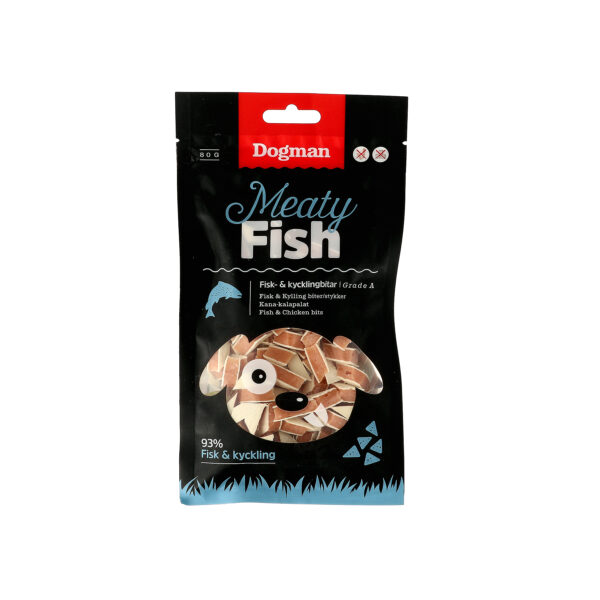 Fisk och kycklingbitar 80g