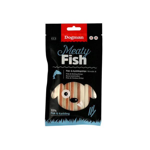 Fisk och kycklingstrips 80g
