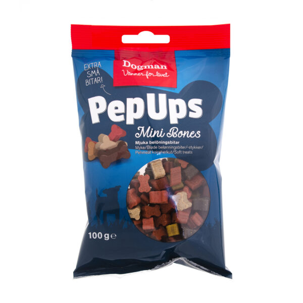 Dogman PepUps Mini Bones 100g
