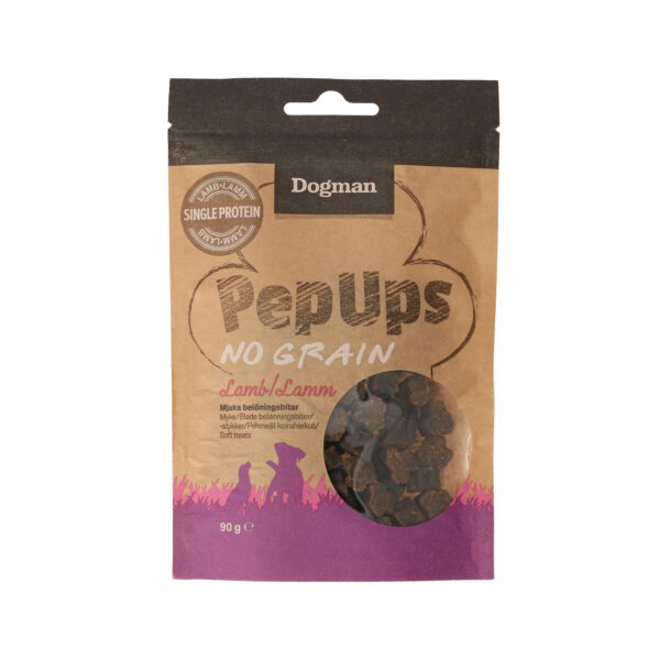 Dogman Pep Ups No Grain Lamm 90g