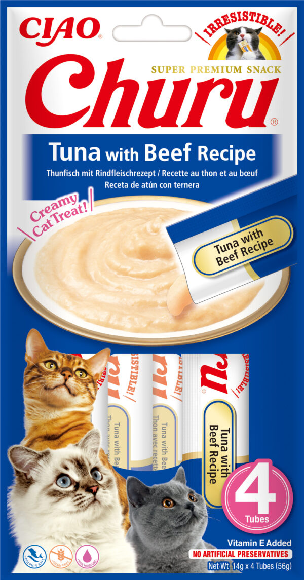 Churu Tuna with Beef Recipe 4x14g