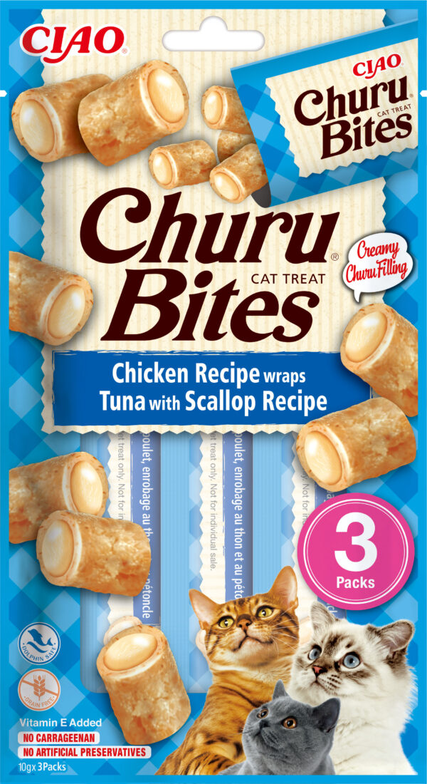 Churu Chicken Recipe wraps Tuna with Scallop Recipe 3x10g