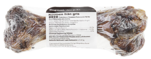 Köttben Svenskt, plastade