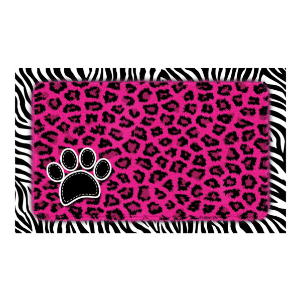 Underlägg Leopard/Zebra Rosa Drymate