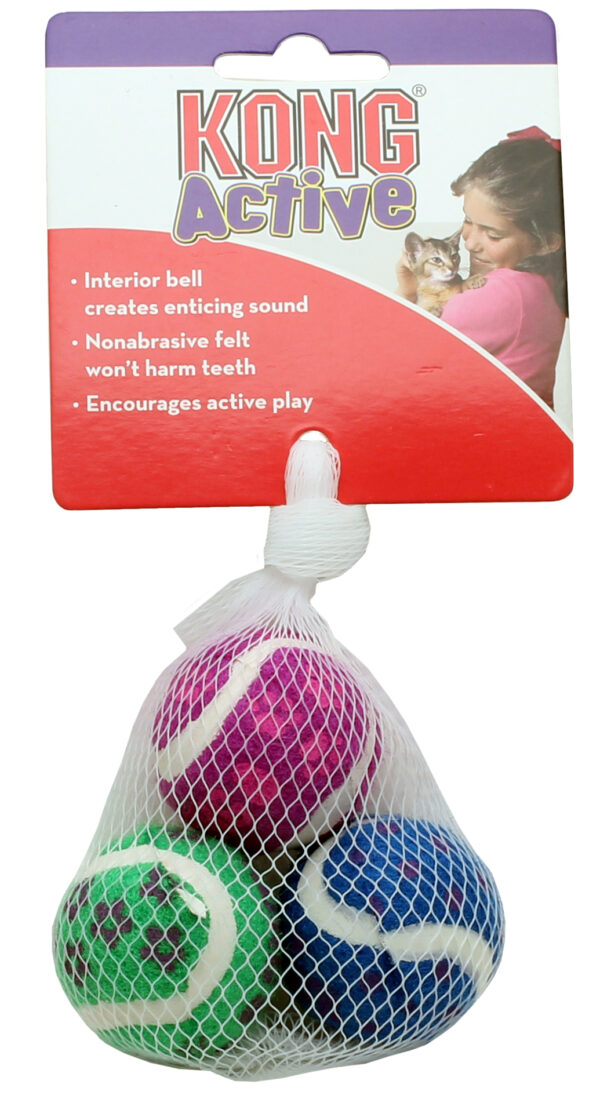 Kattleksak Active Boll med bjällra Kong