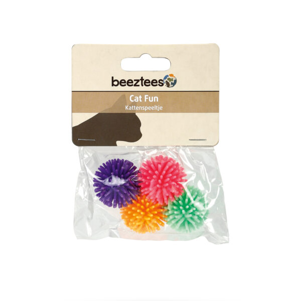 Kattleksak Taggbollar 4-p Beeztees