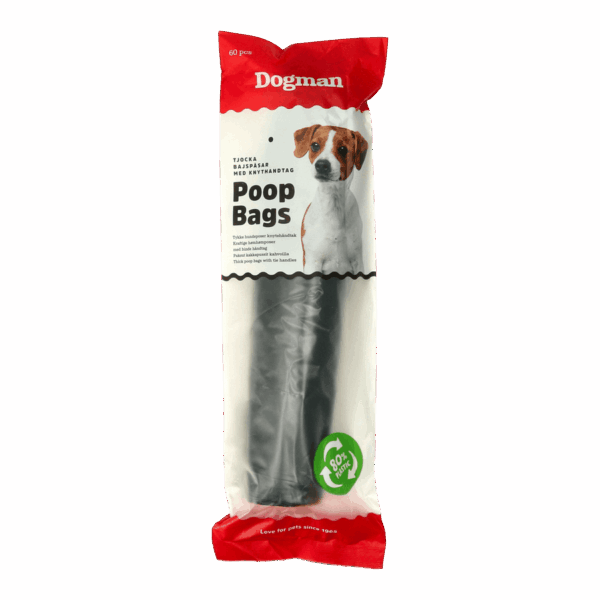 Bajspåsar med knythandtag 60-p