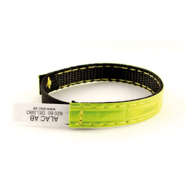 Katthalsband Resår Brite Reflex Gul Alac 22,5cm/12mm